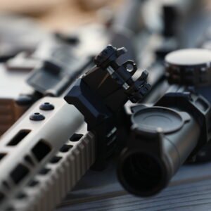 visée mécanique 45° Guidon avant + Hausse arrière pour AR15